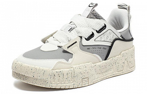 361° Box Anti Slip Wear Resistant Low Top Skateboard Shoes Men's Gray White 1 2997760