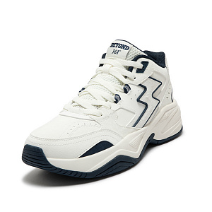 361° Sailing Series Anti-Slip And Wear-Resistant Warm Mid-Top Casual Shoes Men's White Blue 1 2997772
