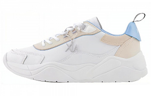 ARMANI EXCHANGE Logo-charm Leather Sneakers