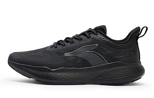 361° Shock Absorbers Slip Resistant Abrasion Resistant Breathable Low Top Running Shoes Men's Black Gray