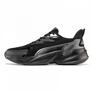 361° Durable Breathable Moisture-Wicking Low-Top Running Shoes Men's Black