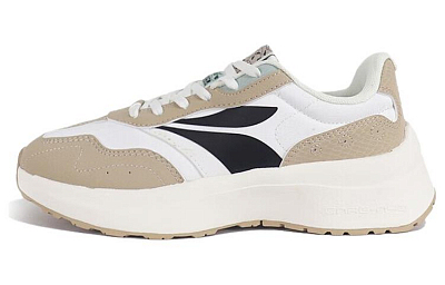361° Anti Slip Wear Resistant Low Top Casual Running Shoes Women's White Umber