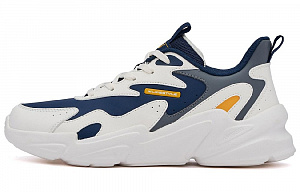 361° Casual Shoes Men's Low top Feather White/Ink Blue/Gray