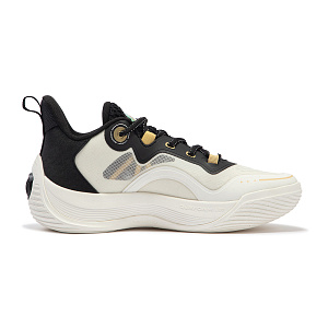 361° Cushioning Wear-Resistant Rebound Low-Top Basketball Shoes Men's White Black 1 2998583