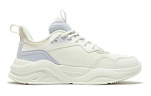361° Anti-Slip Wear-Resistant Low-Top Casual Shoes Women's White Purple 1 2998615