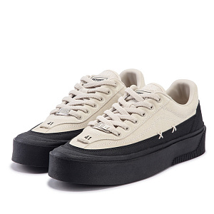 361° Sand Dune Coverage Cushioning Low-Top Skateboard Shoes Men's Oat Milk Black 1 2998671