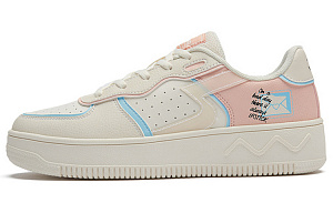 361° Durable Breathable Low-Top Skateboard Shoes Women's Beige Pink