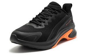 361° Cushioning Wear-Resistant Low-Top Running Shoes Men's Black Orange 1 2998723