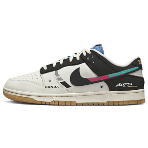 Nike Dunk High-Speed Racing Anti-Slip Wear-Resistant Low-Top Skateboard Shoes Men's Blue White