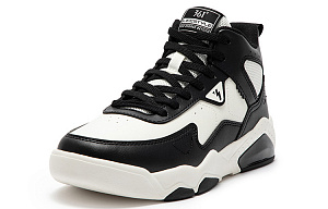 361° Thermal Slip Resistant Cushioning High Top Skateboard Shoes Women's Black White 1 2998773