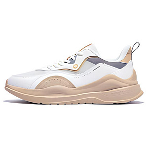 361° Wear-Resistant Slip-Resistant Low-Top Sprint Running Shoes Women's White Brown
