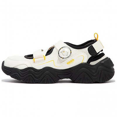 ZHENNAIYA x 361° Slip-Resistant Low-Top Casual Shoes Women's White Black