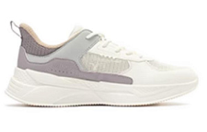 361° Anti Slip Wear Resistant Low Top Sports Casual Shoes Women's White Gray Brown 1 2998848