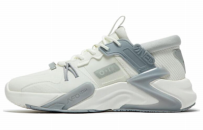 361° Vast Cushioning Slip Resistant Low Top Casual Shoes Men's White