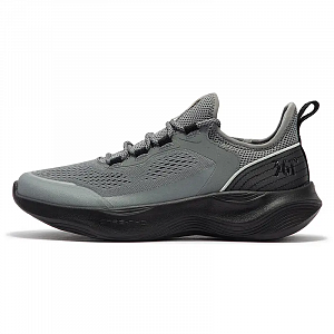 361° N40 Breathable Lightweight Low-Top Casual Running Shoes Men's Gray Black