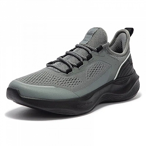 361° N40 Breathable Lightweight Low-Top Casual Running Shoes Men's Gray Black 1 2998888