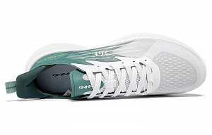 361° Anti-Slip And Wear-Resistant Breathable Low-Top Running Shoes Men's White Cyan 1 2998937