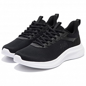 361° Cushioning Wear-Resistant Low-Top Casual Running Shoes Men's Black White 1 2998951