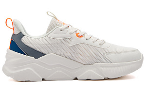 361° Slip Resistant Abrasion Resistant Low top Sports Casual Shoes Men's White Cyan 1 2998990