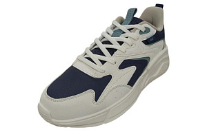 361° Anti-Slip Wear-Resistant Low-Top Running Shoes Men's White Blue 1 2998995
