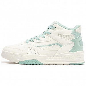 361° Durable Breathable High-Top Skateboard Shoes Women's White Green