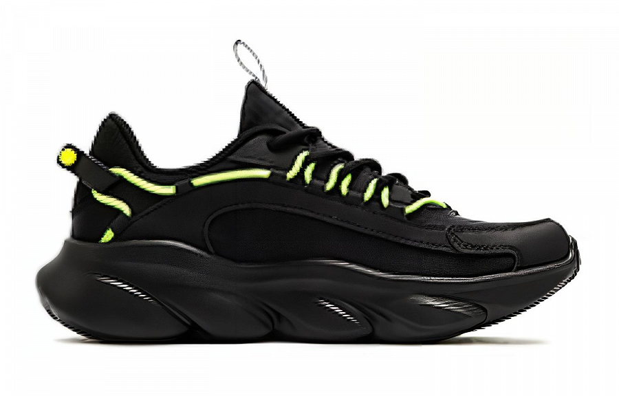 361° Abrasion Resistant Breathable Low Top Running Shoes Women's Black
