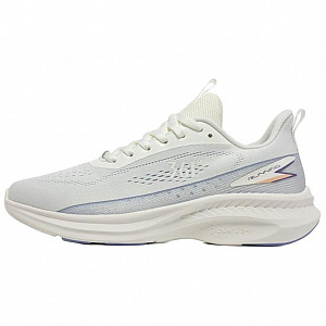 361° Cushioning Abrasion Resistant Breathable Low Top Running Shoes Women's White Gray