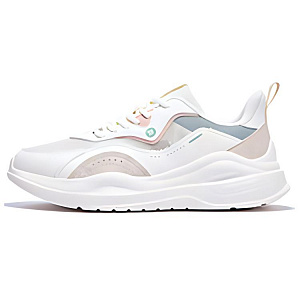 361° Slip Resistant And Breathable Low top Sprint Running Shoes Women's White Beige