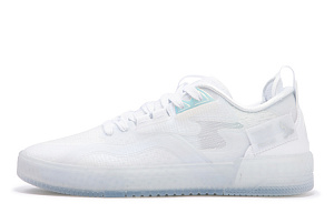 361° Cloud Series Ren Zhe Slip Resistant Abrasion Resistant Low top Skateboard Shoes Men's White Blue