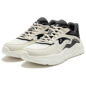 361° Cushioning Wear-Resistant Low-Top Casual Shoes Men's White Black 1 3000578