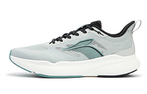 361° Semi-Time Run PRECIOUS Cushioning Anti-Slip Wear-Resistant Breathability Low-Top Running Shoes Men's Gray Cyan