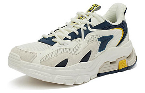 361° Anti-Slip Wear-Resistant Low-Top Sports Casual Shoes Men's White Blue 1 3000597