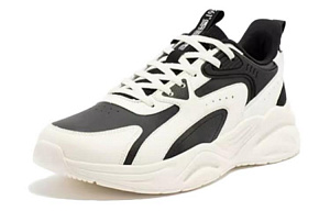 361° Anti-Slip Wear-Resistant Low-Top Casual Shoes Men's White Black 1 3000615