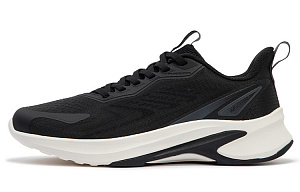 361° Sharp Tooth Collection Slip Resistant, Abrasion Resistant, Breathable Low Top Running Shoes Women's Black White