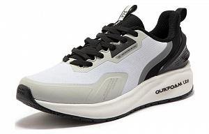 361° QU!KFOAM Windscreen Low Top Running Shoes Women's White Black 1 3000704