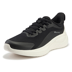 361° Anti Slip Wear Resistant Low Top Running Shoes Women's Black White 1 3000716