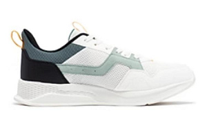 361° Lightweight Comfort 1.0 Cushioning Abrasion Resistant Breathable Low Top Casual Shoes Men's White Black 1 3000744