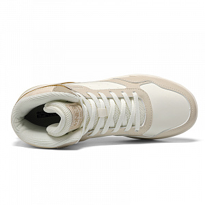 361° Cushioning, Wear Resistant High Top Skateboard Shoes Women's Ecru 1 3000748
