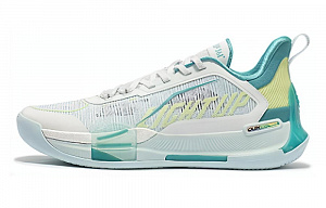 361° Burning Fight ISO Cushioned Slip-Resistant Low-Top Basketball Shoes Men's White Blue