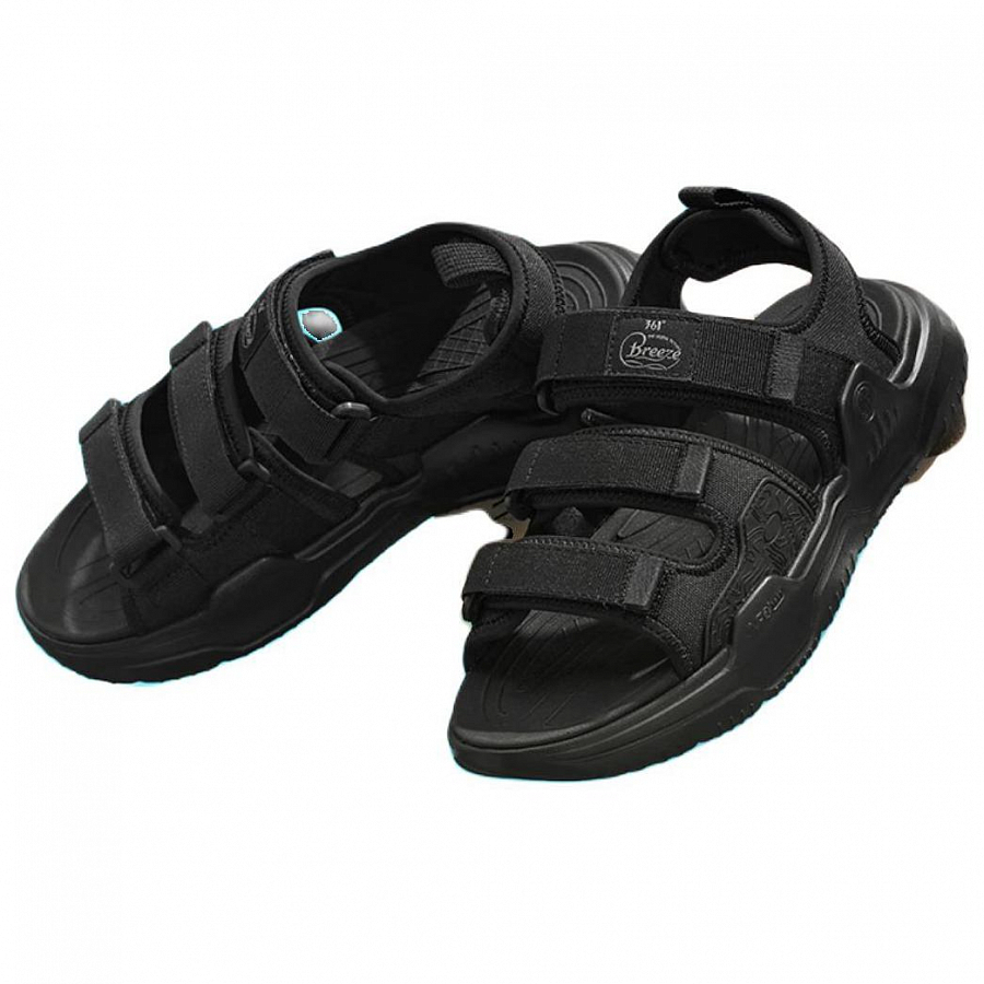 361° Beach Sandals Men's Obsidian Black