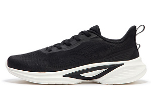 361° Shock Absorbers With Slip Resistant And Abrasion Resistant Properties Low Top Running Shoes Men's Black White