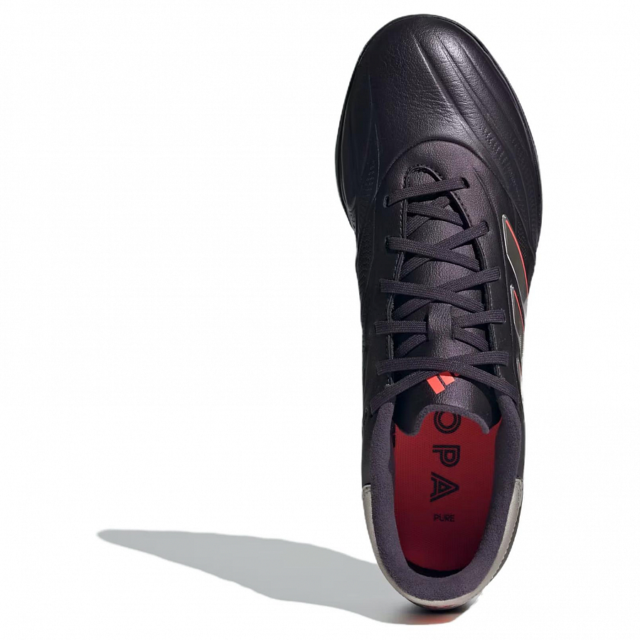 Adidas Copa Pure 2 League Turf Aurora Black Platinum Metallic Turbo