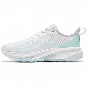 361° Cushioning, Wear Resistant Low Top Casual Running Shoes Women's White Blue