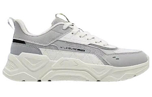 361° Cushioning Wear-Resistant Low-Top Running Shoes Men's Gray White 1 3001735