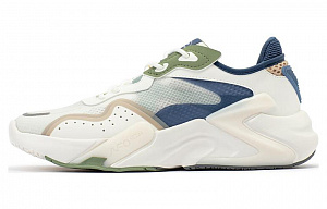 361° Vast 2.0 Cushioning, Slip Resistant, And Abrasion Resistant Low Top Sports Casual Shoes Men's White Blue