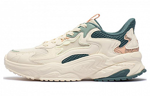 361° Cushioning Wear-Resistant Low-Top Casual Shoes Women's White Green