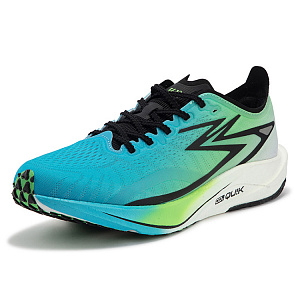 361° Speed Team Cushioning Anti-Slip Wear-Resistant Breathability Low-Top Training Running Shoes Men's Blue Green 1 3001780
