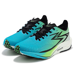 361° Speed Team Cushioning Anti-Slip Wear-Resistant Breathability Low-Top Training Running Shoes Men's Blue Green 2 3001781
