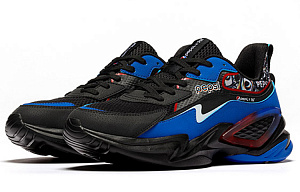 361° Casual Shoes Men's Low top Black/Blue 2 3001786