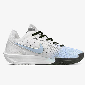 Nike Air Zoom G.T. Cut 3 EP Cushioning Anti-Slip And Wear-Resistant Low-Top Basketball Shoes Unisex White Blue 1 3001828